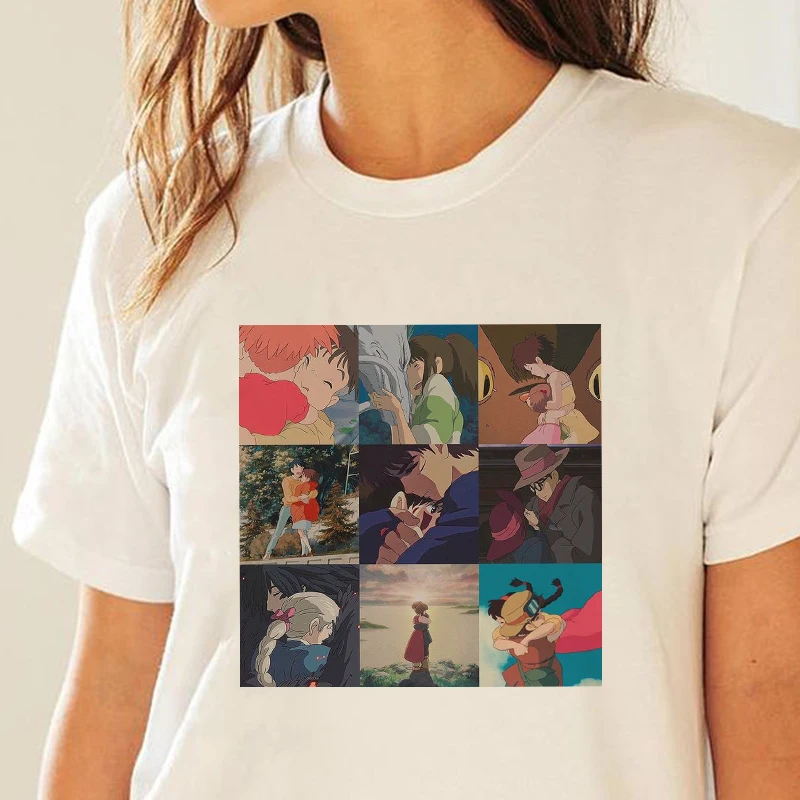 Harajuku в стиле ретро с изображением героя мультфильма Мой сосед Тоторо Графический