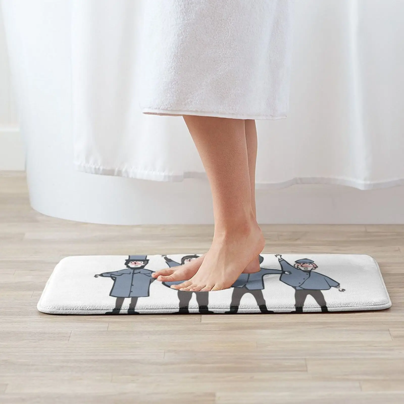 Sos Мягкий Нескользящий Коврик для ванной комнаты ковер подушка музыкальная