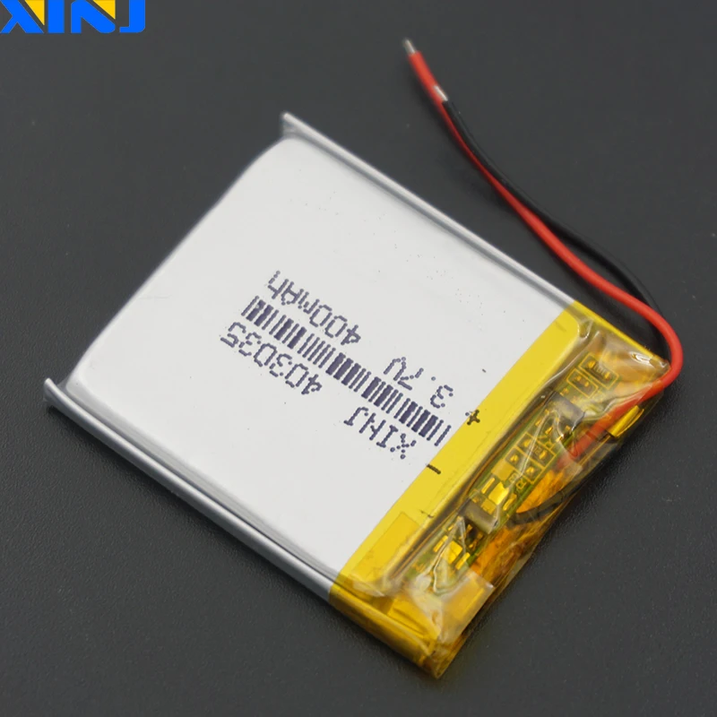 XINJ 3 7 V 400 мАч литий полимерный аккумулятор ионный 403035 для gps электронная книга smart