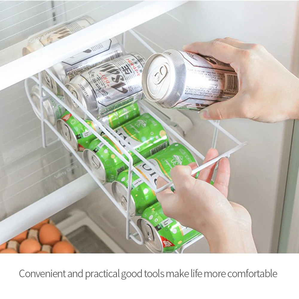 Холодильник двойные банки стеллаж для хранения отделочная стойка кухонная