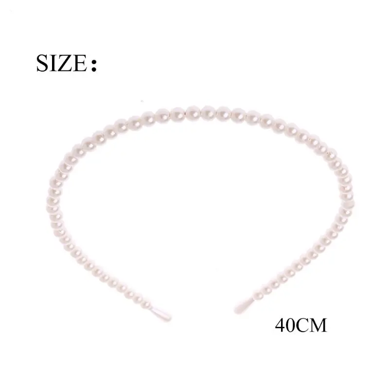 Женский обруч для волос с жемчугом элегантный в Корейском стиле свадебный