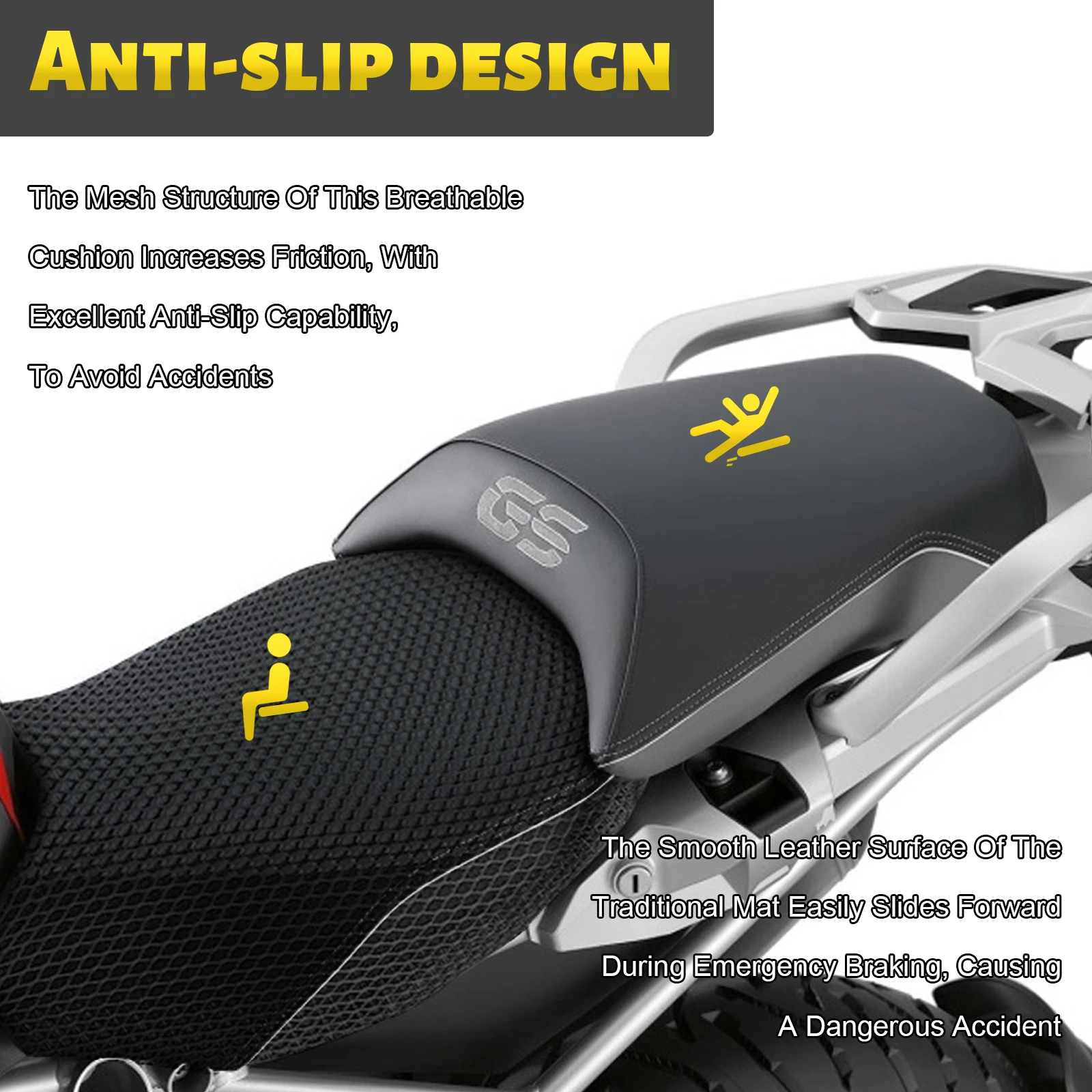 

Motorcycle Protecting Cushion Seat Cover For BMW R1200GS R 1200 GS LC ADV Adventure R1250GS Fabric Saddle Seat Cover Accessories