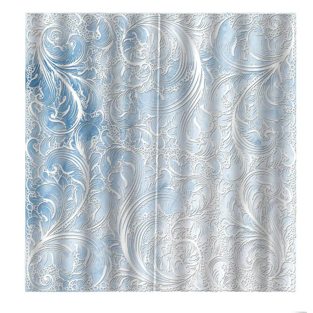 Шторы на заказ с 3d тиснением Европейский узор гипсовая линия резные шторы окна