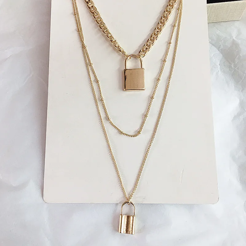 Новинка 2020 золотые массивные цепочки с замком тройные игровые кубики хип хоп