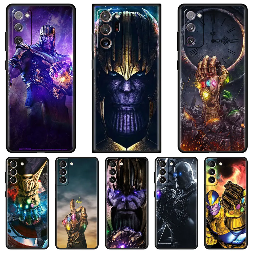 

Thanos MARVEL Cover for Samsung S20 FE S21 Phone Capa for Galaxy S10e S10 S8 S9 Plus S7 Edge Silicone Soft Case