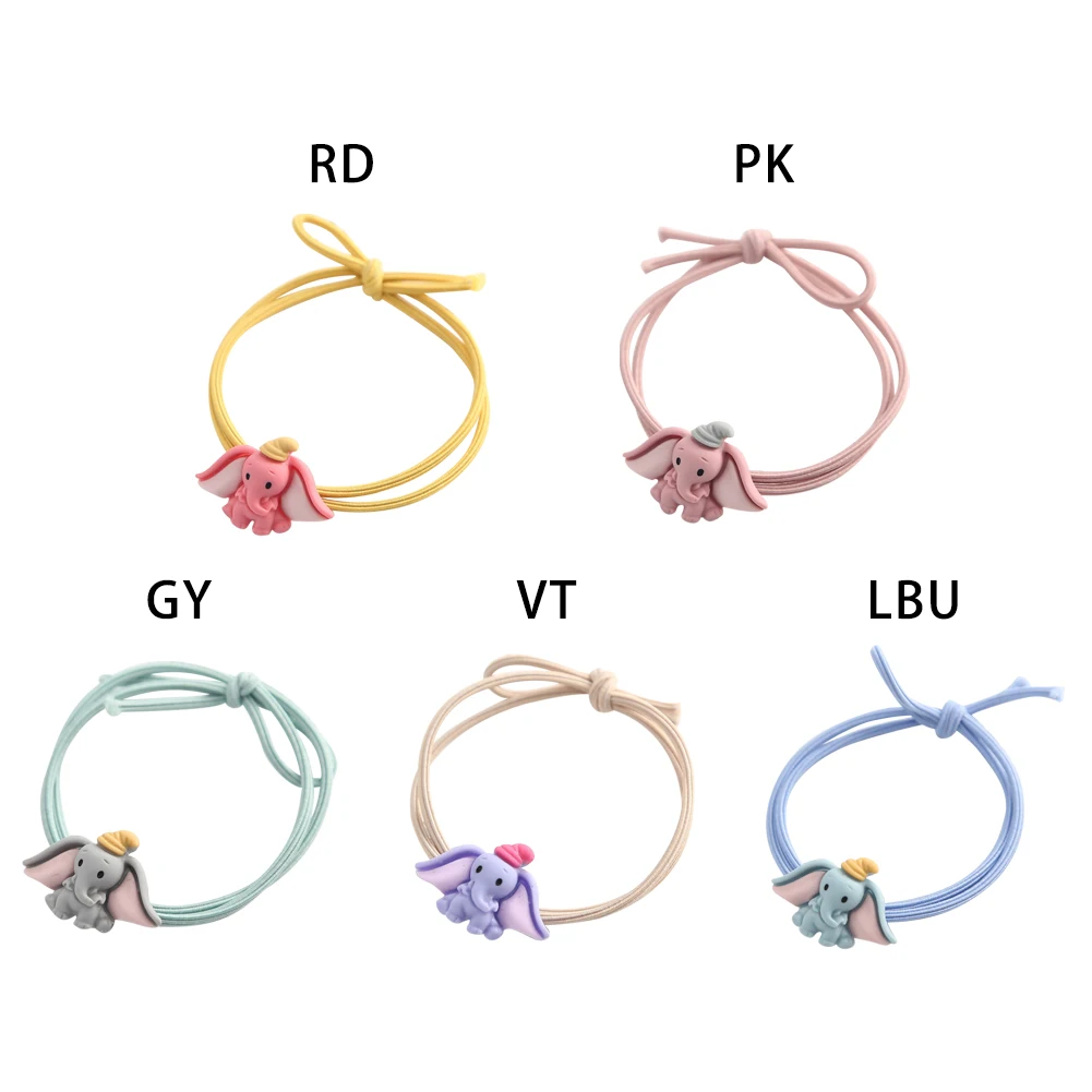 

Cartoon Dumbo Elastic Hair Bands Scrunchies Women Gifts Hair Accessories Fashion Headbands Girl Ponytail Holder Headdress
