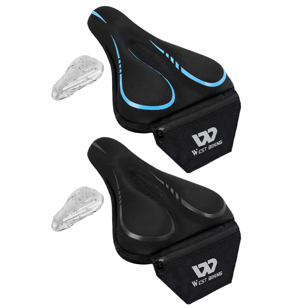 

Bike Gel Seat Cushion Cover Comfortable Bicycle Saddle Pad for Class or Outdoor Biking