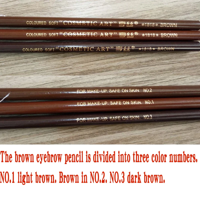 

10pcs/set 5colors Available Eyebrow Pencil Shadows Cosmetics for Makeup Tint Waterproof Microblading Pen Eye Brow Natural Beauty