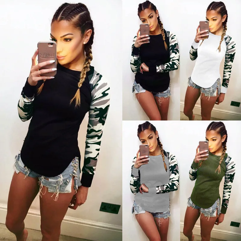 2020 модная женская футболка большого размера новая осенняя облегающая женские