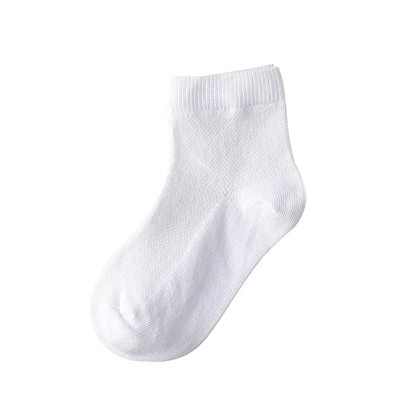 Носки для мальчиков Лотос 5 пар Летние Стильные носки из чистого белого хлопка