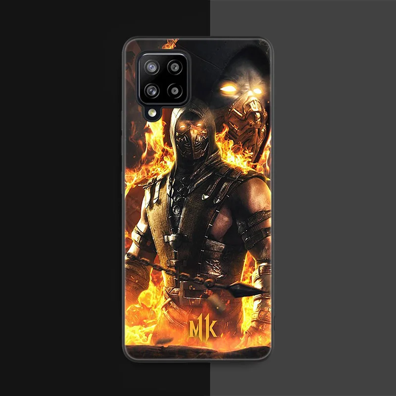 Mortal Kombat Phone Case For Samsung Galaxy A12 A02S A22 A32 A52 A72 A71 A51 A41 A31 A21 A11 A50 A70 A10S A20S Black Soft Cover