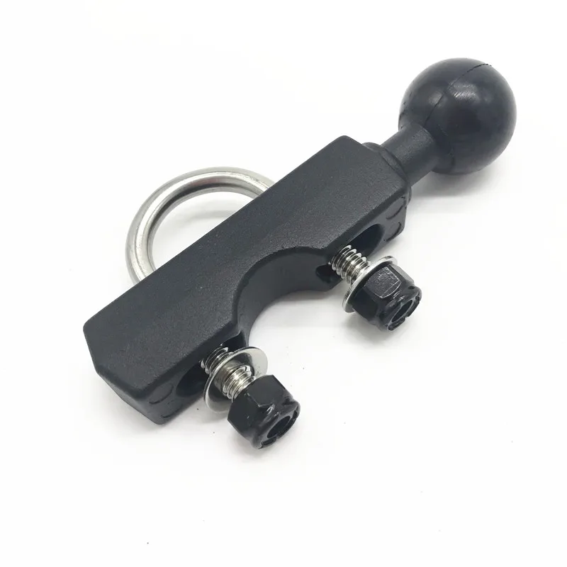 Aluminum Long Plate Type Motorcycle Handlebar and Pump Base Mount Holder with 1 inch Ball for gopro garmin | Автомобили и