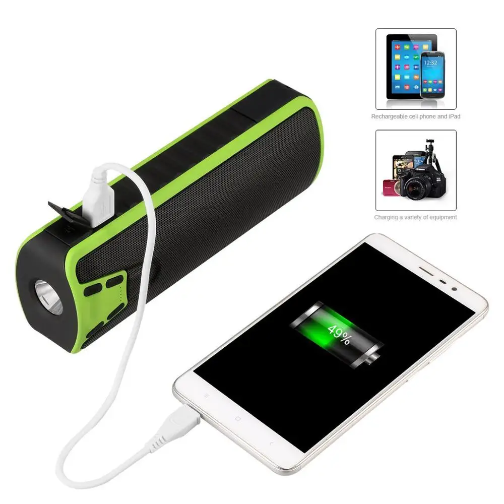 J7 беспроводной динамик Bluetooth V3.0 4000MA power Bank портативный светодиодный Многофункциональный динамик для зарядки
