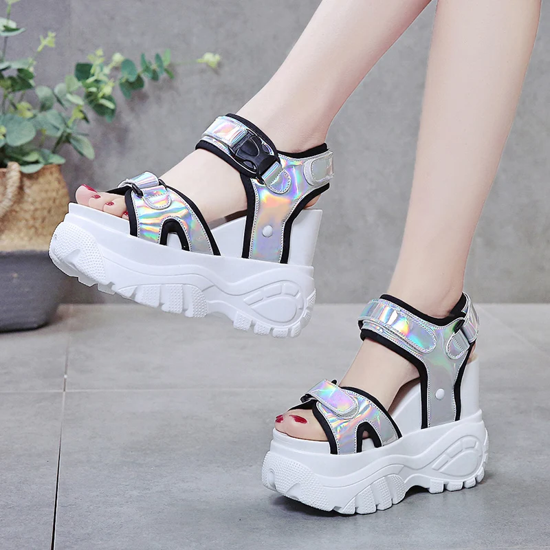 Женские босоножки Koovan на очень высоком каблуке новинка 2020 сандалии толстой