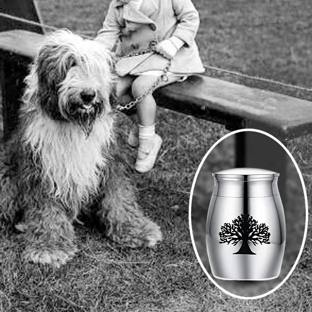 Человеческого пепла погребальная урна для собак контейнер маленькая без