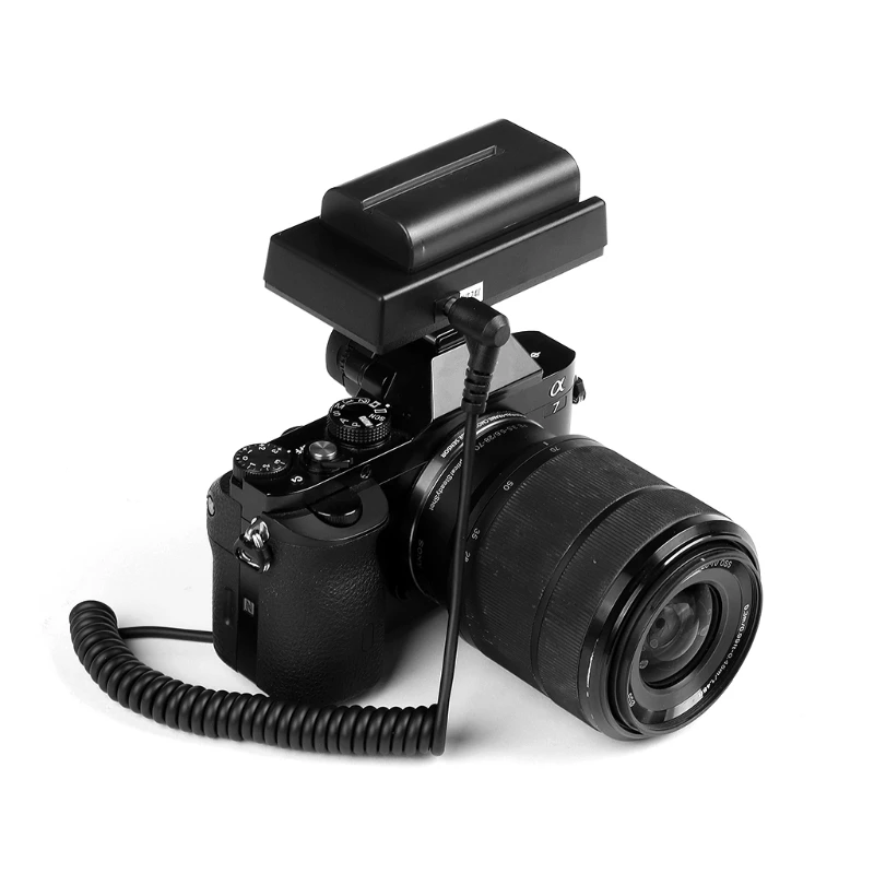 

NP-F970 to NP-FW50 Dummy Battery Adapter Mount Plate for -Sony DSLR Cameras E56B