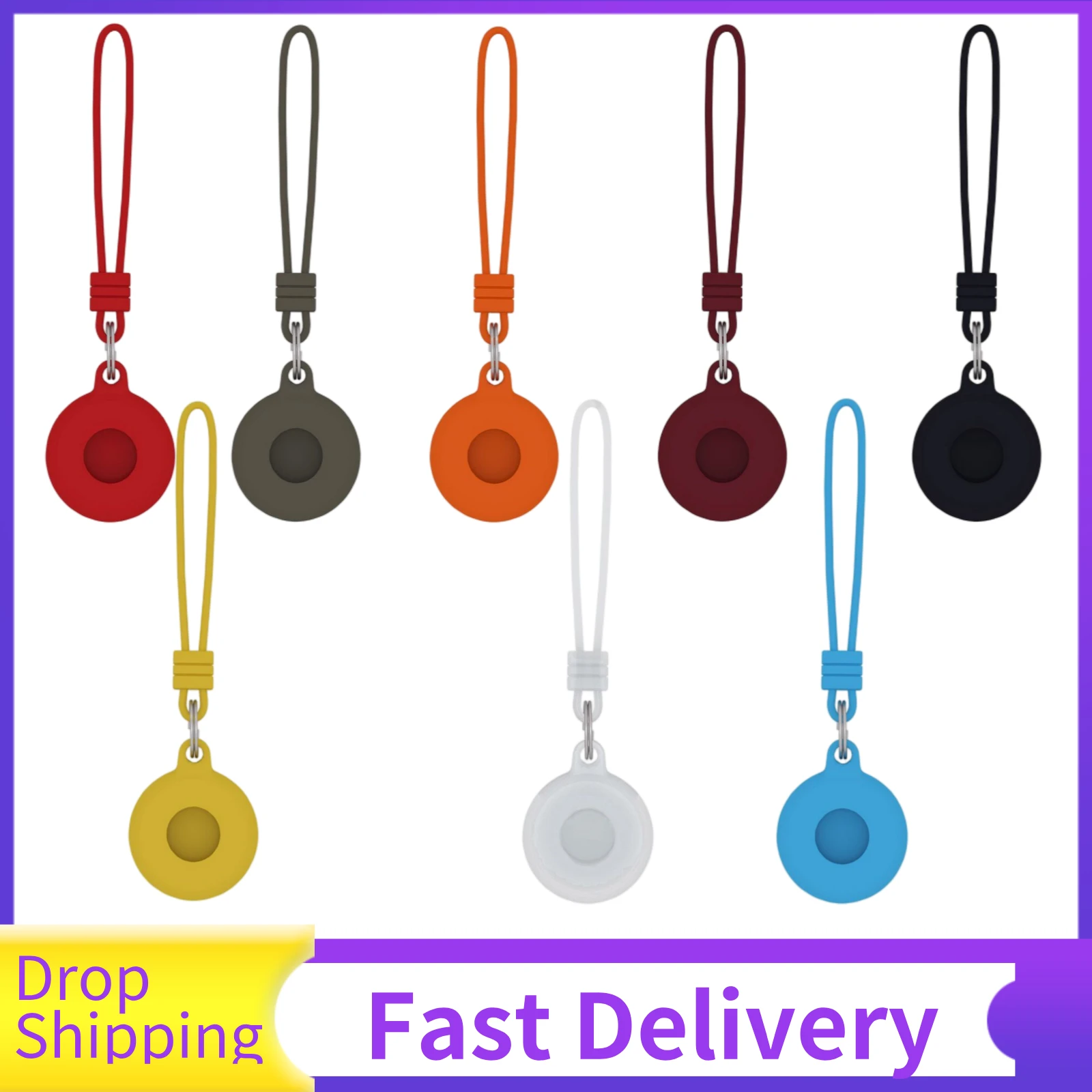 Новый силиконовый защитный чехол для Apple airtag локатора трекера полная Защита