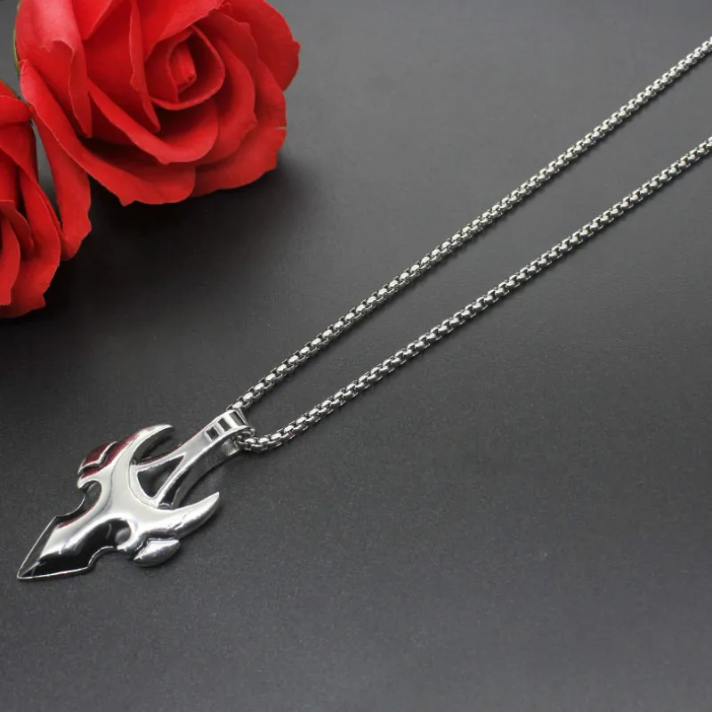 Панк череп голова быка 316L нержавеющая сталь подвески ожерелья цепи Готический