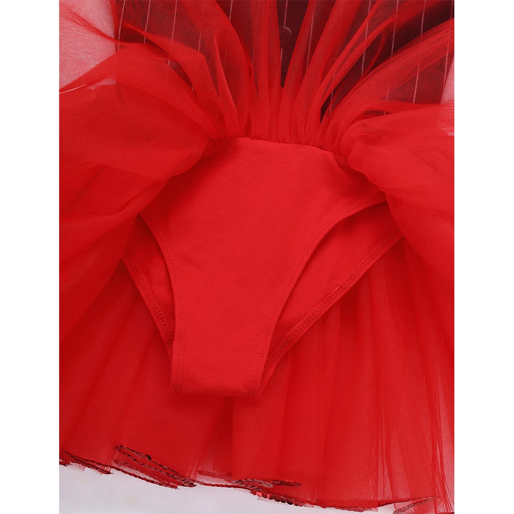 Балетное платье пачка для девочек костюм рождественских танцев полосатый лиф