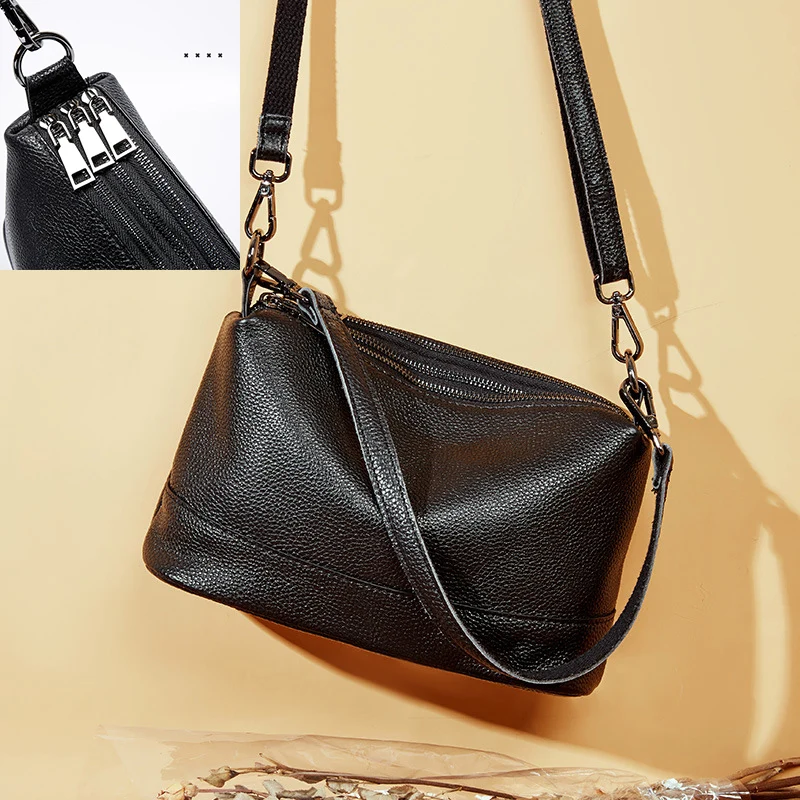 Женская сумка через плечо из 100% натуральной кожи маленькая сумочка сумки