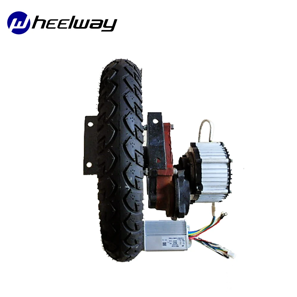 

24V300w низкая скорость, Одноколесный велосипед в сборе, тележка, скорость ходьбы, медленный крутящий момент, большая задний осевой двигатель