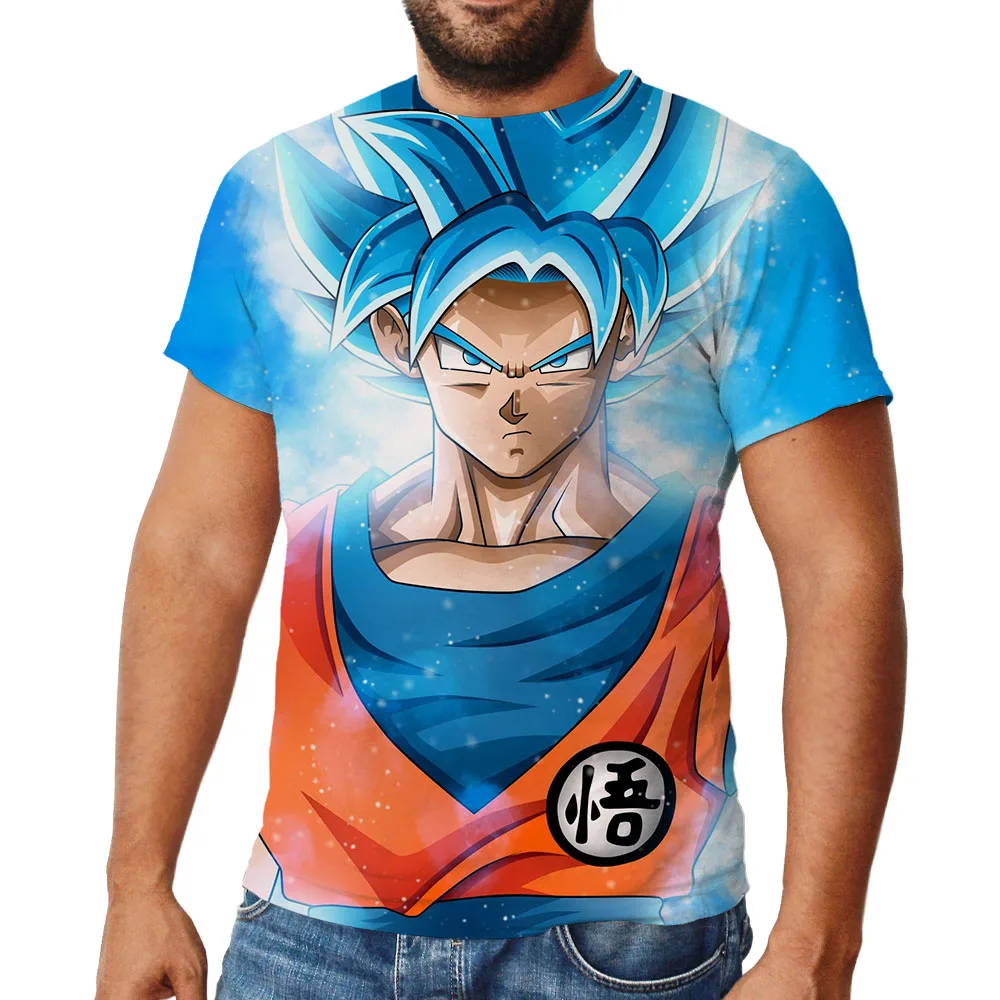 

Summer men's and women's 3DT shirts, interesting polyester oversized T-shirts, hot-blooded Japanese high-popular anime 110-6XL