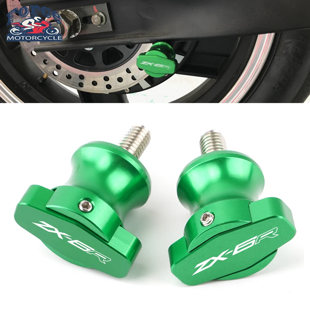 

8MM Motorcycle CNC Swingarm Spools Slider Stand Screws For KAWASAKI ZX-6R ZX6R NINJA ABS 2020 2019 2017 2008 2005 2004 2003