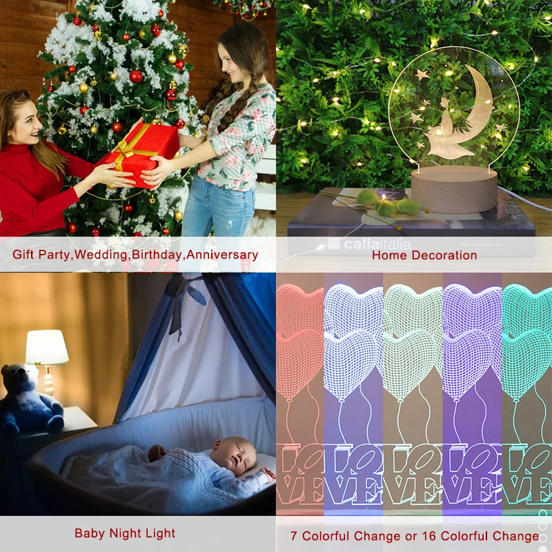 Светодиодный ночник для старшей школы аниме RGB неоновый акриловый светильник с