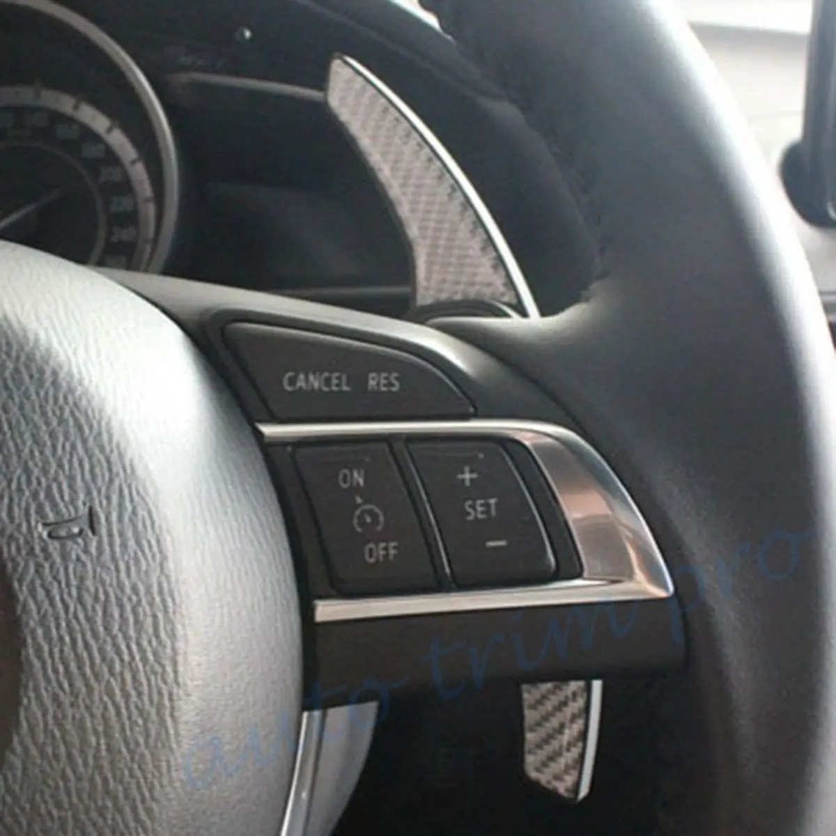 2X карбоновое волокно сдвиг весло переключения расширение рулевого колеса DSG