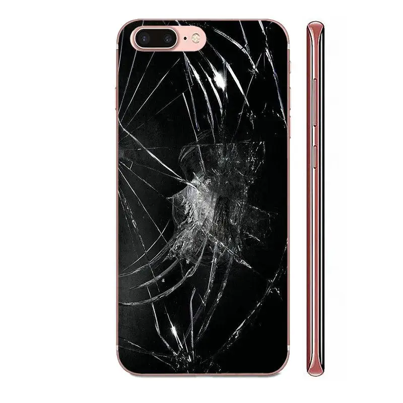 Transparent Soft Shell For Samsung Galaxy Note 8 9 10 Pro S4 S5 S6 S7 S8 S9 S10 S11 S11E S20 Edge Plus Ultra Broken Screen | Мобильные