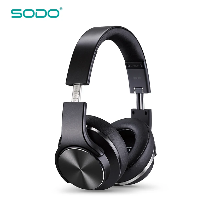 

Удобные беспроводные Bluetooth-наушники SODO MH5 NFC 2 в 1 Twist-out Bluetooth-Динамик регулируемые наушники с микрофоном