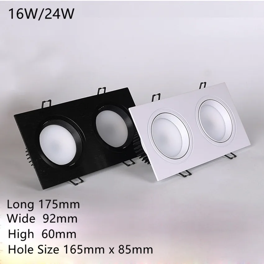 Высококачественный Светодиодный точечный светильник COB с регулируемой яркостью