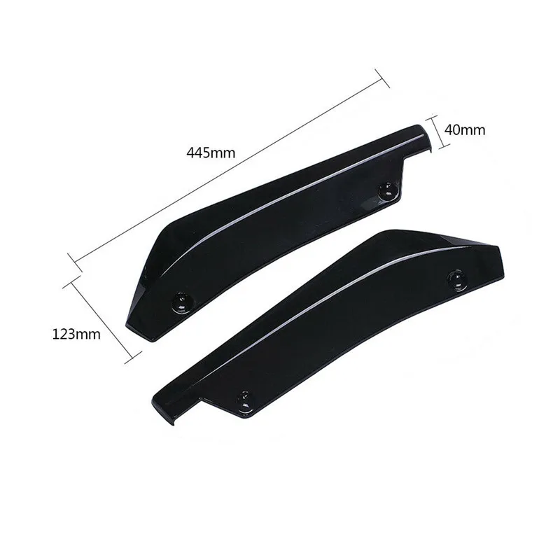 

Universal Rear Bumper Lip Angle Splitters Diffuser Decorative Protection Winglets Side Skirt Extensions FIT FOR MAZDA 6
