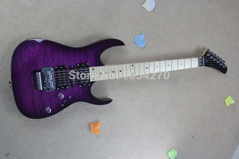 Новое поступление гитары kramer 5150 EVH серии ARI tremolo фиолетовая электрогитара