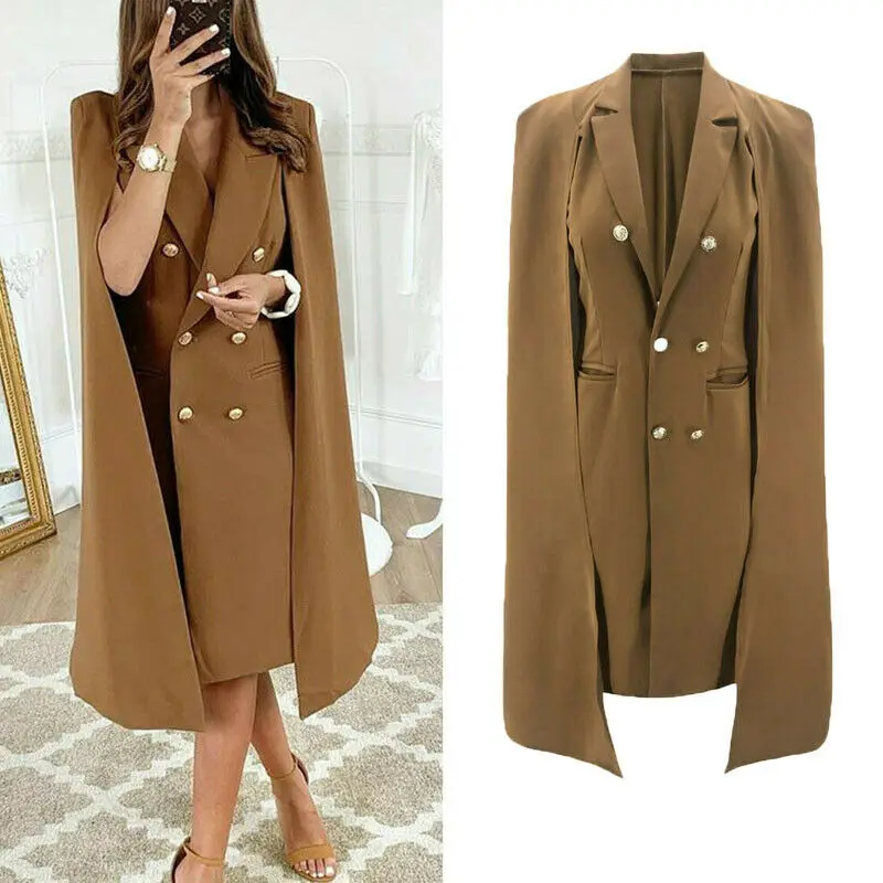 Кофе Цвет элегантный блейзер для женщин женские туфли из органической кожи