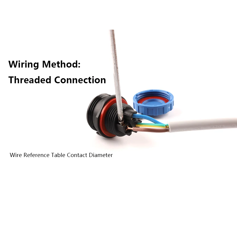 LP20 SP20 IP68 задняя гайка водонепроницаемое соединение с винтом 2 3 4 контакта винт