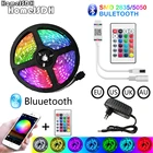 Светодиодная полоса, гирлянда, светодиодные лампы, Bluetooth, Wi-Fi, RGB 5050 SMD, дистанционное управление Ws2815, умная светодиодная полоса, Lumiere Tv, 24 В, электропровод