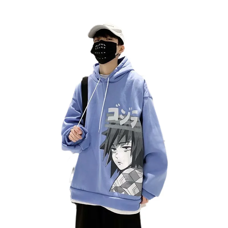 

Sweater men's hooded chic loose couple's wear Korean fashion ins jacket lazy student