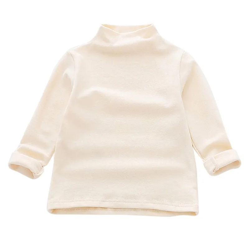 Футболки для мальчиков и девочек зимняя детская футболка с длинными рукавами