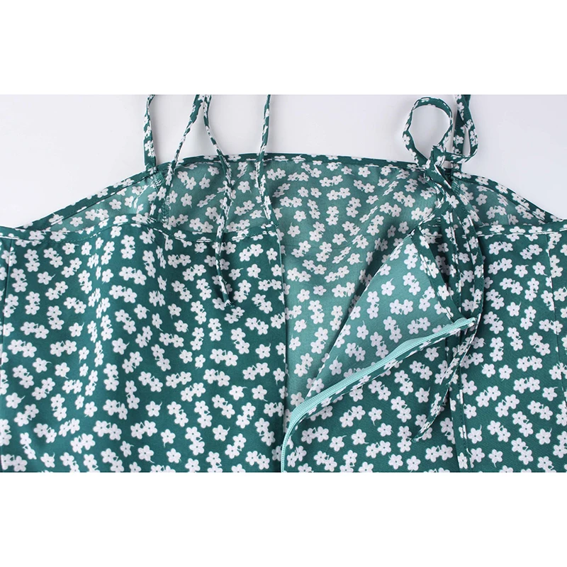 

Floret Print Sling Sundress Women Strapless Lace Up A-Line Dress Women Backless Summer Beach Dress Sexy Slim Mini Vestidos Dress