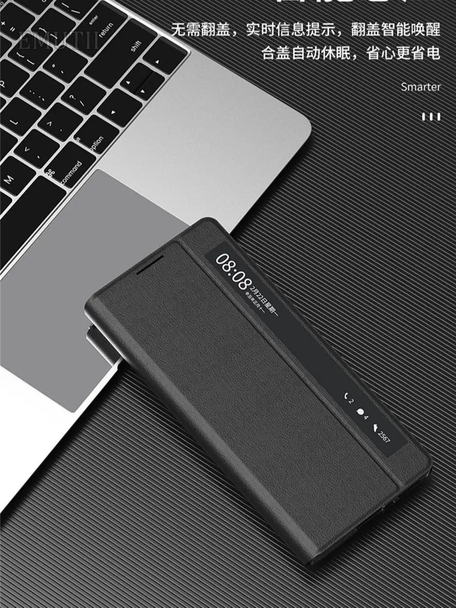 for huawei mate x2 case stand holder shockproof protective leather magnetic flip for huawei mate x2 cover matex2 business cases free global shipping