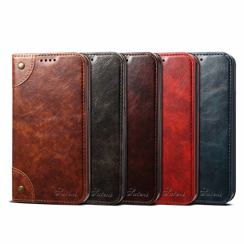 Кожаный флип-чехол Crazy-horse для Apple IPhone 11 Pro Max Роскошный кошелек чехол телефона в