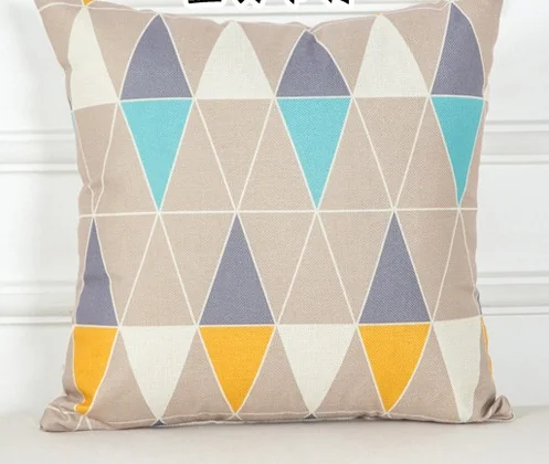 05 New Cojines Bule Yellow Throw Pillow Case Sofa Car Waist Cushion Cover Home Decor Kussenhoes Housse de Coussin Pillowcases - Цвет: 05