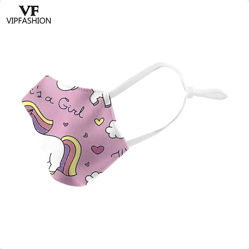 Модная детская маска для лица VIP из полиэстера с милым мультяшным аниме