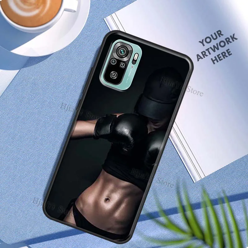 Боксерские перчатки для Xiaomi Redmi Note 11 10 9 8 Pro 9S 10S чехол телефона 9A 9C 9T | Мобильные