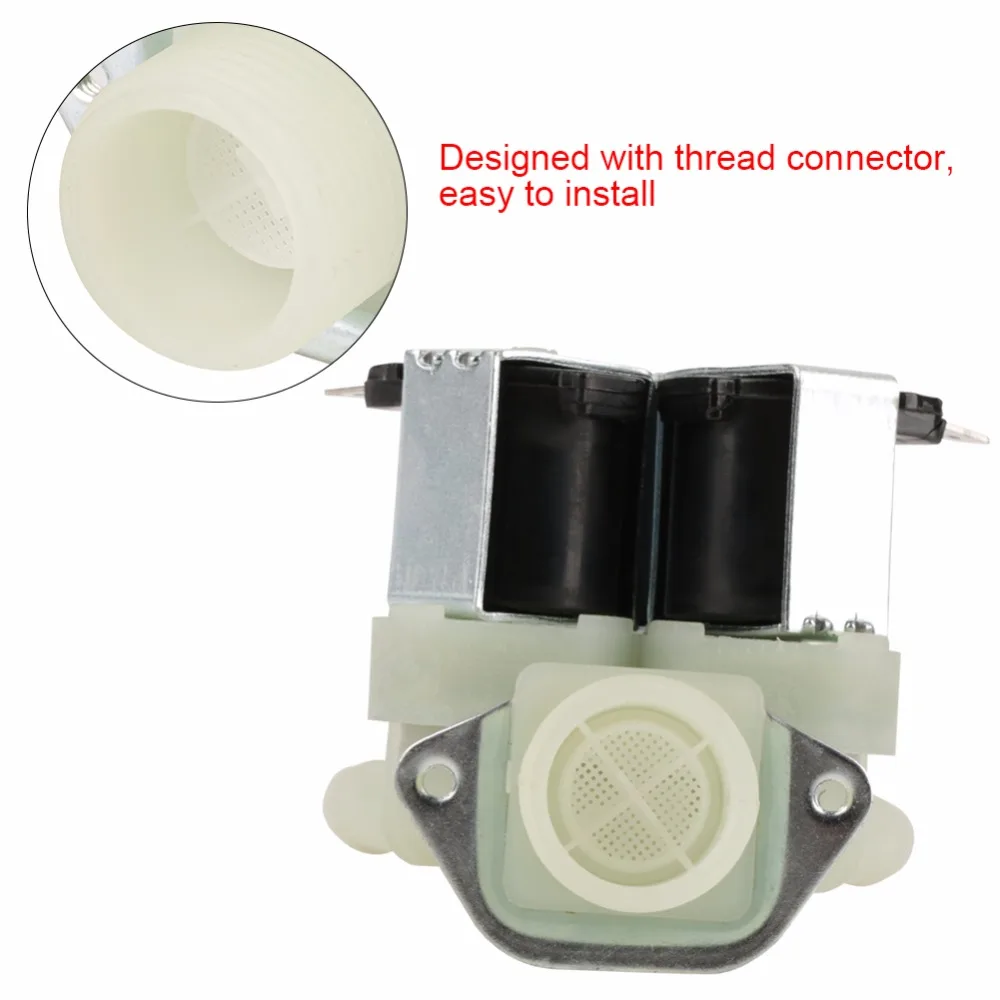 1 шт. AC 220V G3/4 дюймовый электромагнитный клапан 3-ходовой Электрический электромагнитный клапан подвода воды N/C Обычный Электрический соленоид клапан