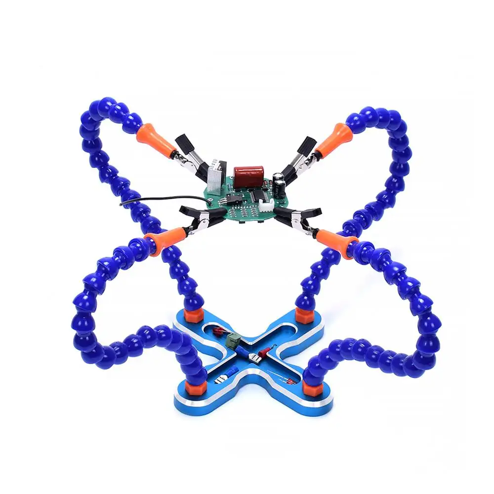 4 шт. гибкий держатель для паяльника третья вспомогательная паяльная станция