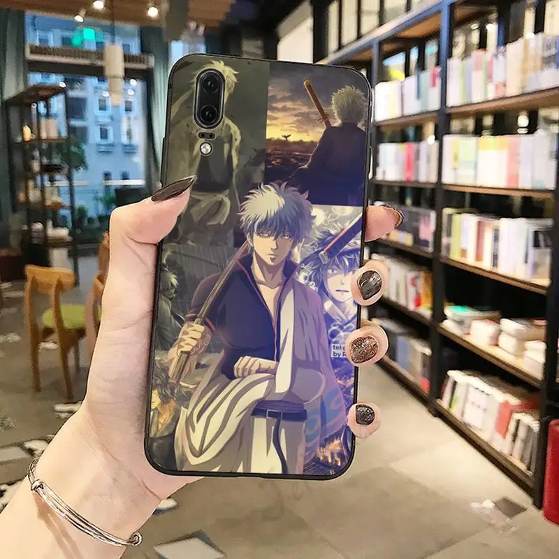 

Anime Gintama Sakata Gintoki Phone Case For Huawei honor Mate P 10 20 30 40 Pro 10i 9 10 20 8 x Lite