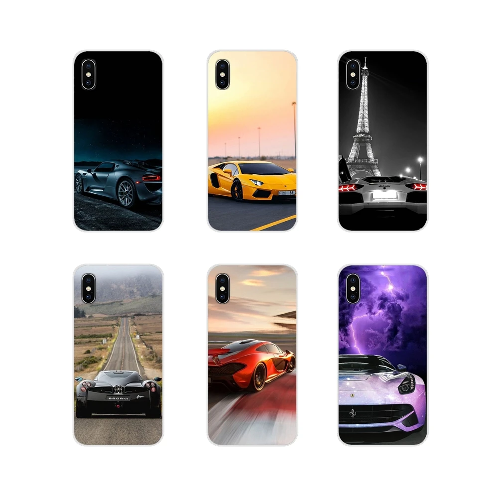 sports cars For Sony Xperia Z Z1 Z2 Z3 Z5 compact M2 M4 M5 E3 T3 XA Huawei Mate 7 8 Y3II Accessories Phone Cases Covers | Мобильные