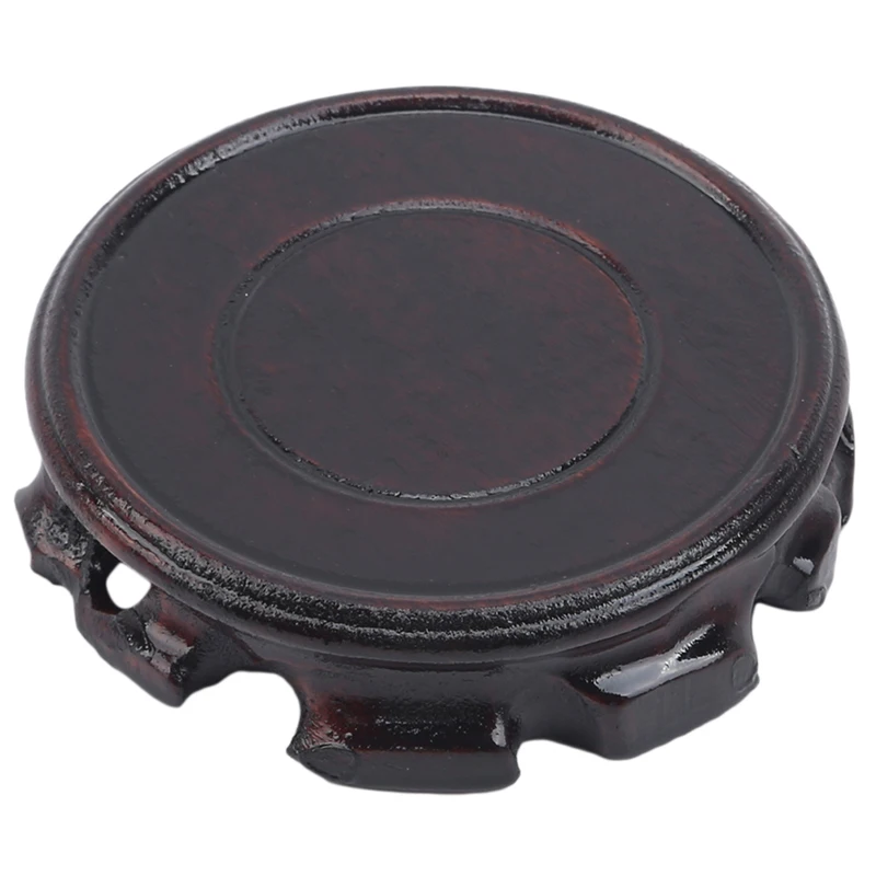 Деревянная подставка для стеклянных линз большая гадания и фотосъемки Lensball 95 100